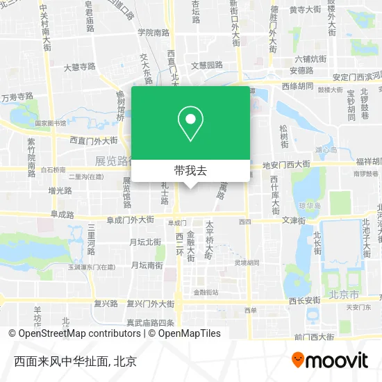 西面来风中华扯面地图