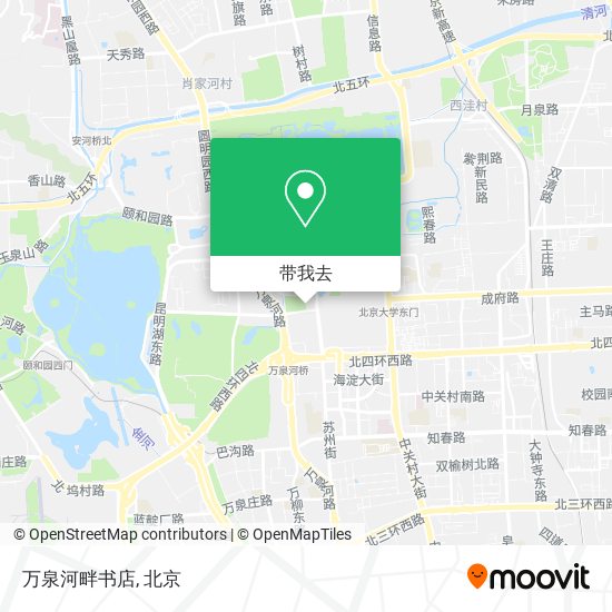 万泉河畔书店地图