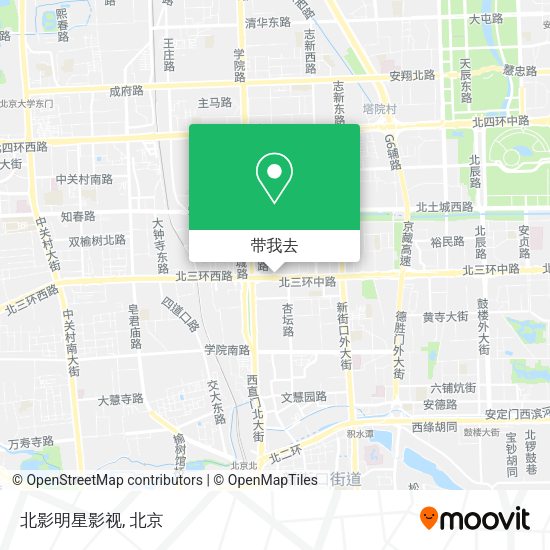 北影明星影视地图