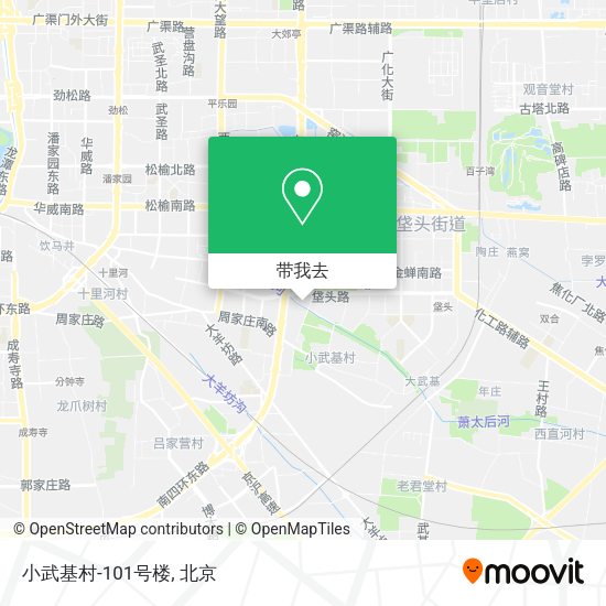 小武基村-101号楼地图