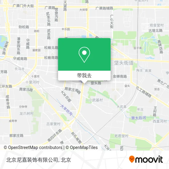 北京尼嘉装饰有限公司地图