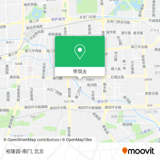 裕隆园-南门地图