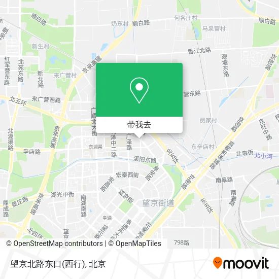 望京北路东口(西行)地图