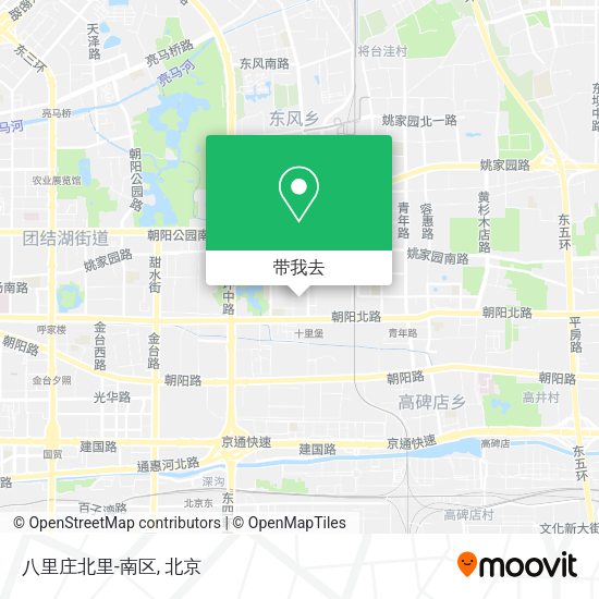 八里庄北里-南区地图