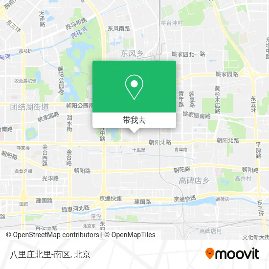 八里庄北里-南区地图