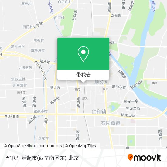 华联生活超市(西辛南区东)地图