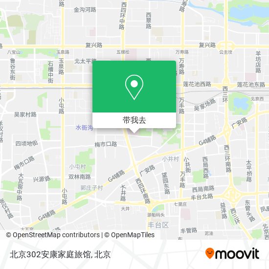 北京302安康家庭旅馆地图