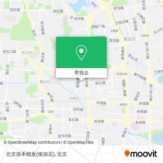 北京添禾植发(南加店)地图