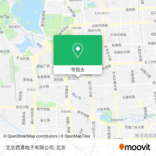 北京西通电子有限公司地图