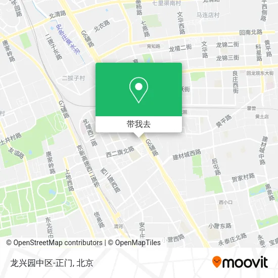 龙兴园中区-正门地图