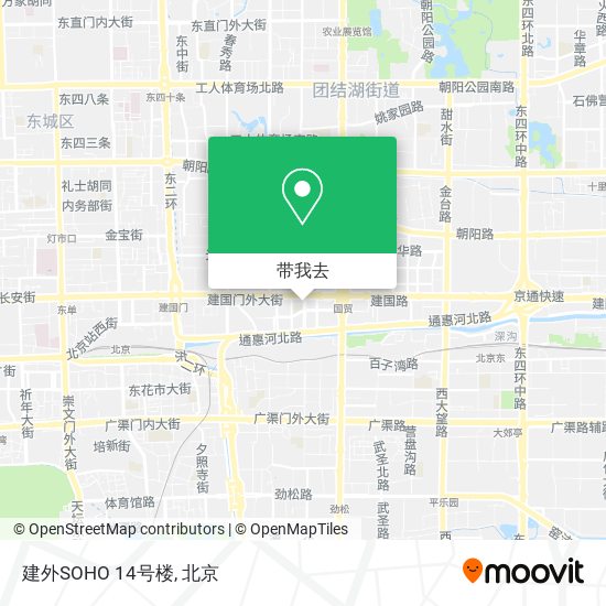 建外SOHO 14号楼地图