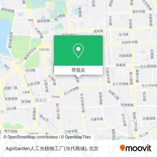 AgriGarden人工光植物工厂(当代商城)地图