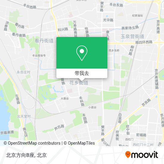 北京方向B座地图