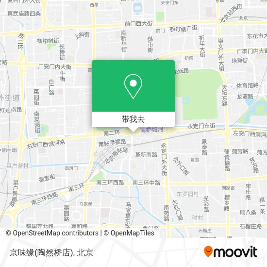 京味缘(陶然桥店)地图