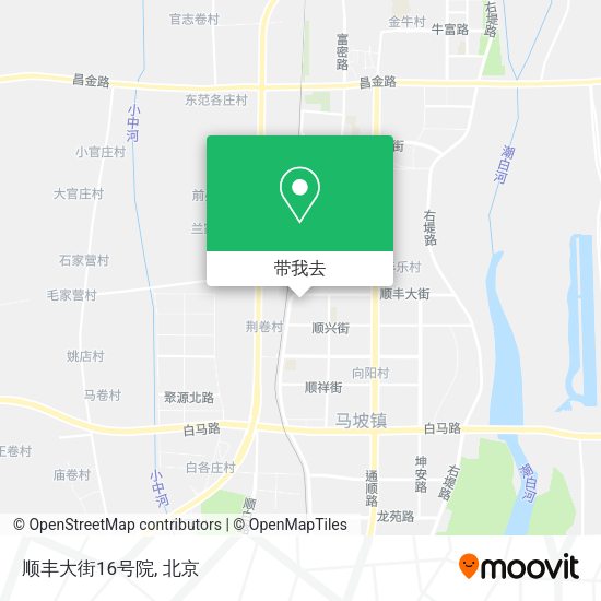 顺丰大街16号院地图