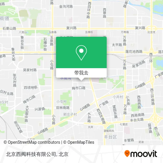 北京西阀科技有限公司地图