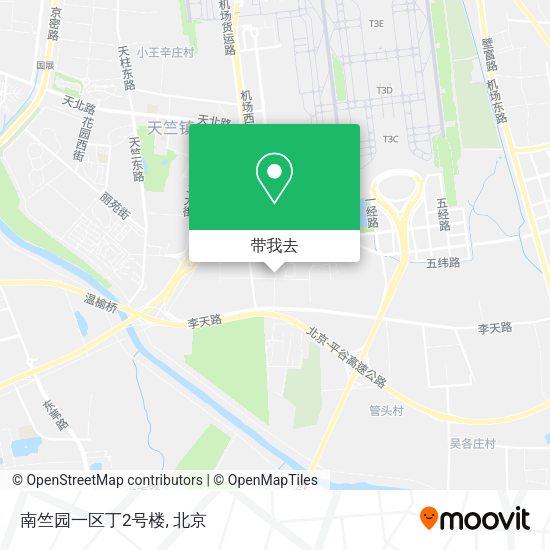 南竺园一区丁2号楼地图