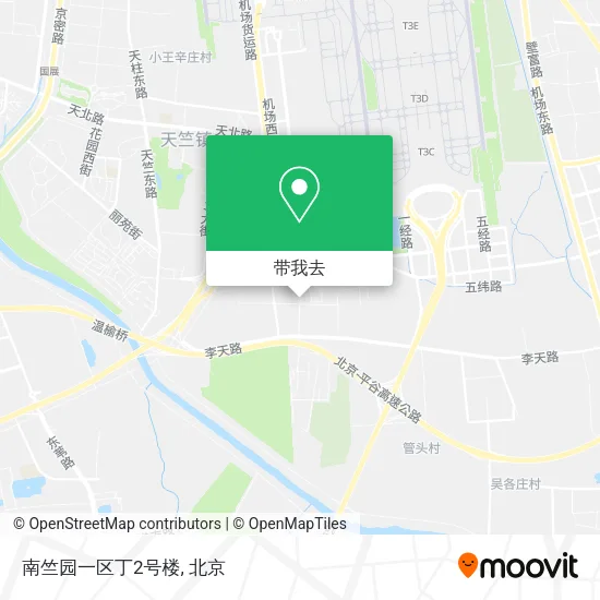 南竺园一区丁2号楼地图