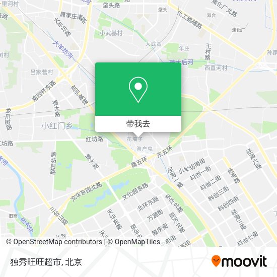 独秀旺旺超市地图