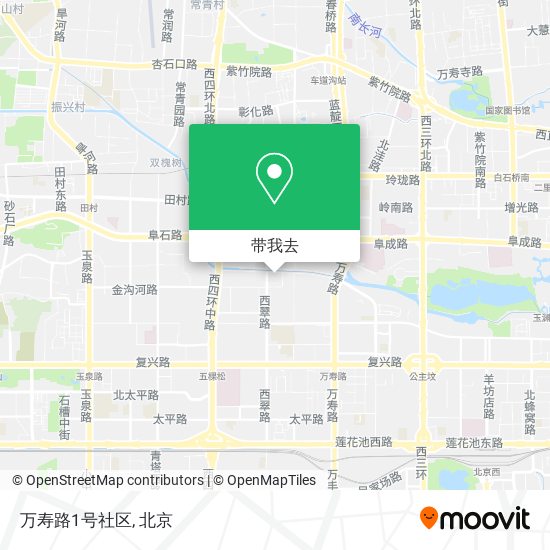 万寿路1号社区地图