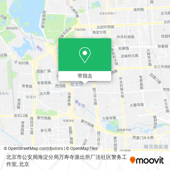北京市公安局海淀分局万寿寺派出所厂洼社区警务工作室地图
