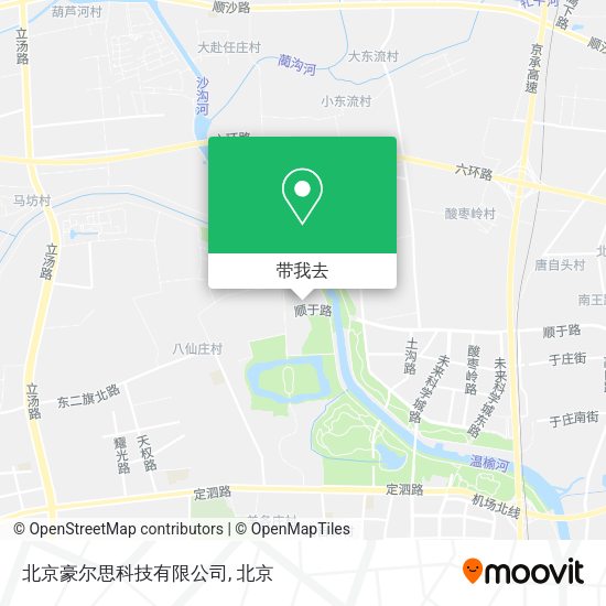 北京豪尔思科技有限公司地图