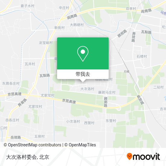 大次洛村委会地图
