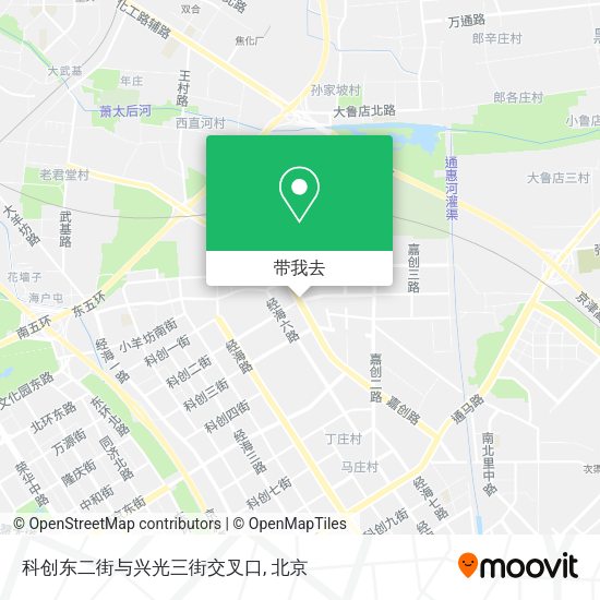 科创东二街与兴光三街交叉口地图