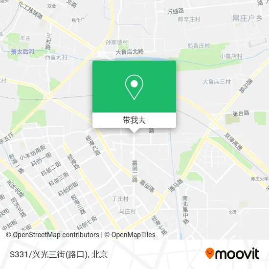 S331/兴光三街(路口)地图