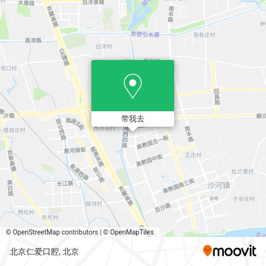北京仁爱口腔地图
