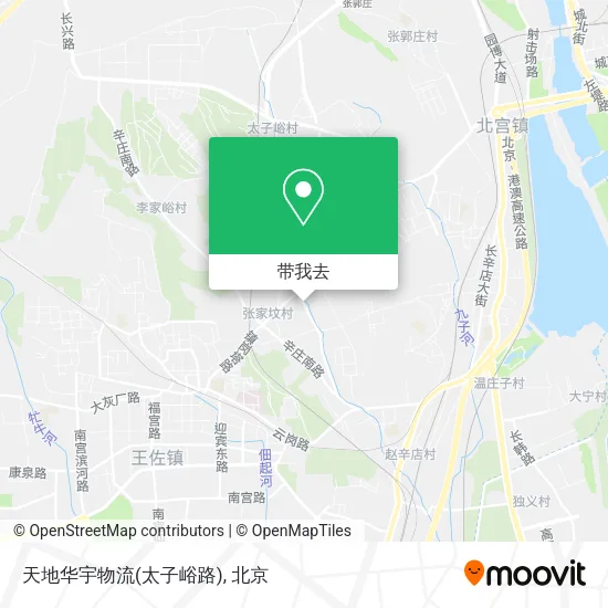 天地华宇物流(太子峪路)地图