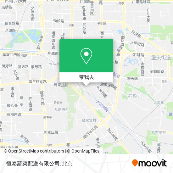 恒泰蔬菜配送有限公司地图