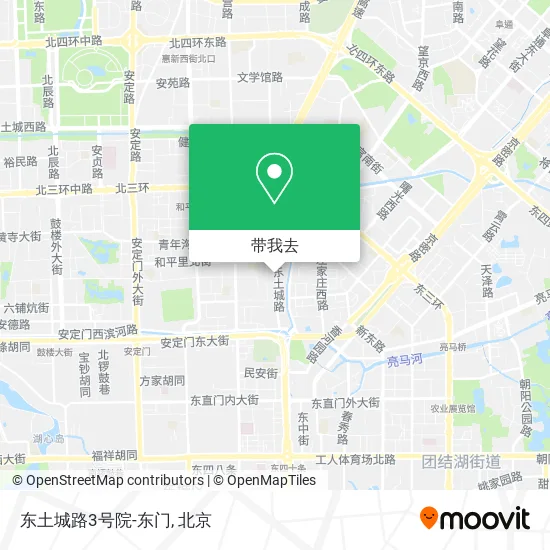 东土城路3号院-东门地图