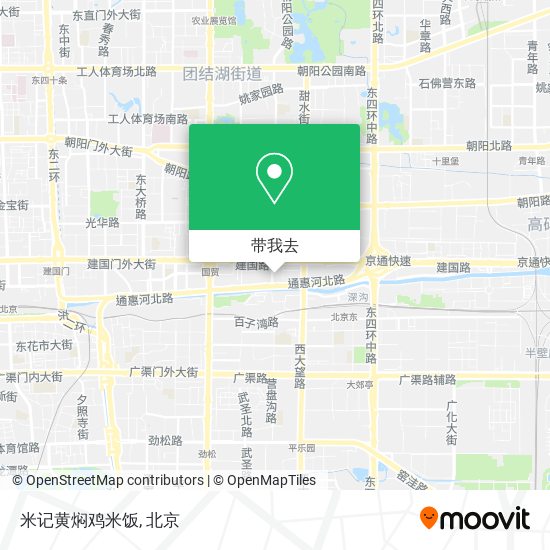 米记黄焖鸡米饭地图