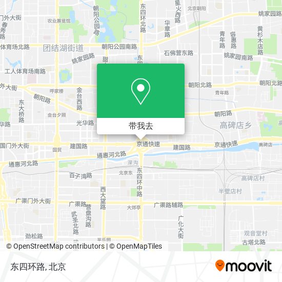 东四环路地图