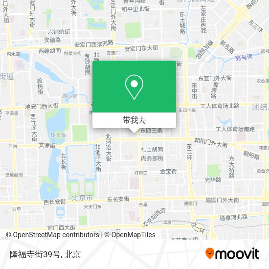 隆福寺街39号地图