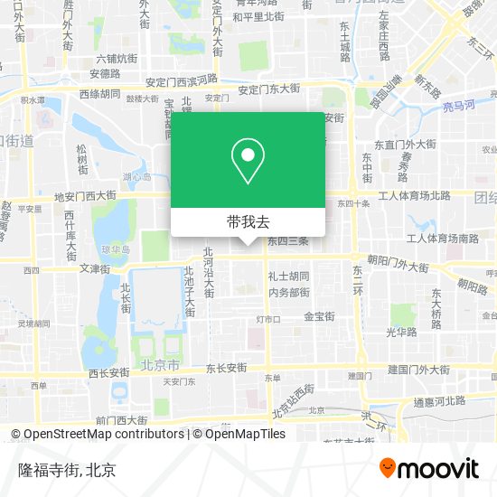 隆福寺街地图