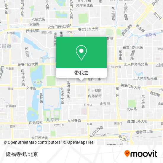 隆福寺街地图