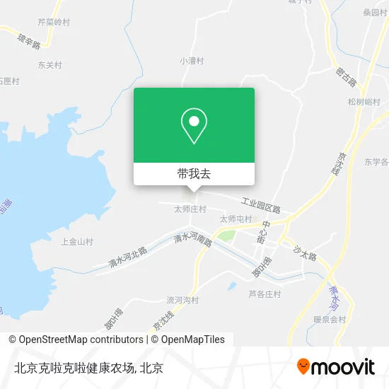 北京克啦克啦健康农场地图