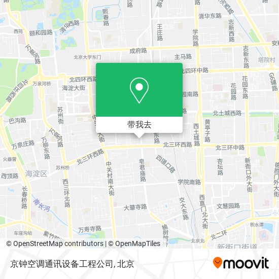 京钟空调通讯设备工程公司地图