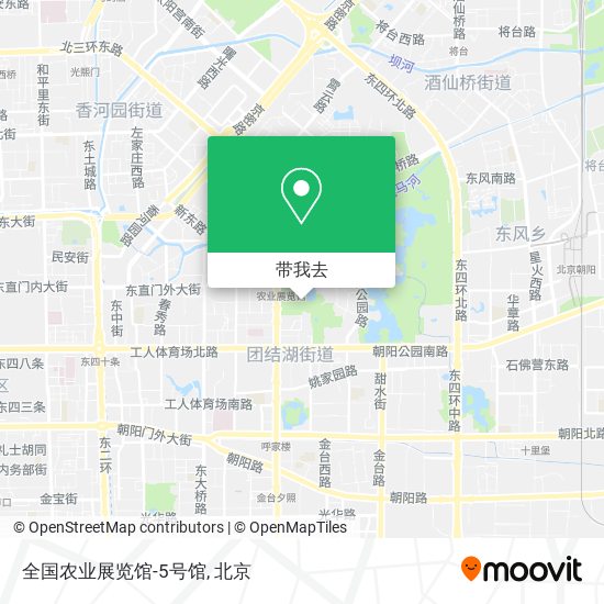 全国农业展览馆-5号馆地图