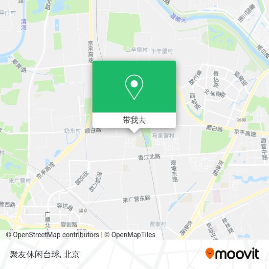 聚友休闲台球地图