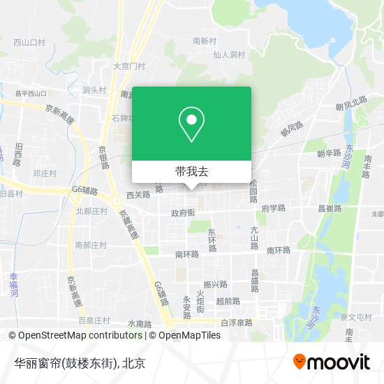 华丽窗帘(鼓楼东街)地图
