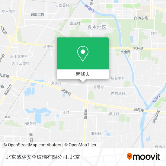 北京盛林安全玻璃有限公司地图
