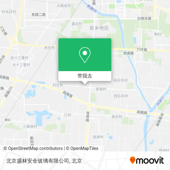 北京盛林安全玻璃有限公司地图