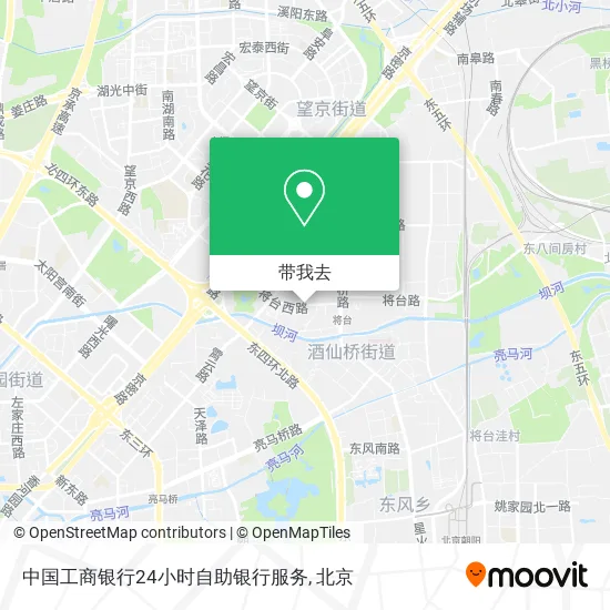 中国工商银行24小时自助银行服务地图