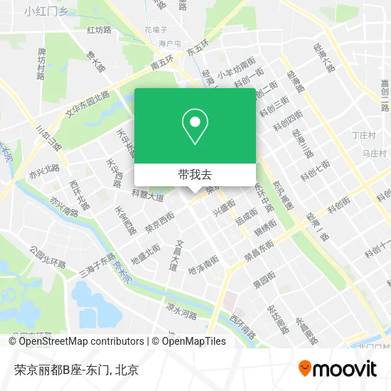 荣京丽都B座-东门地图