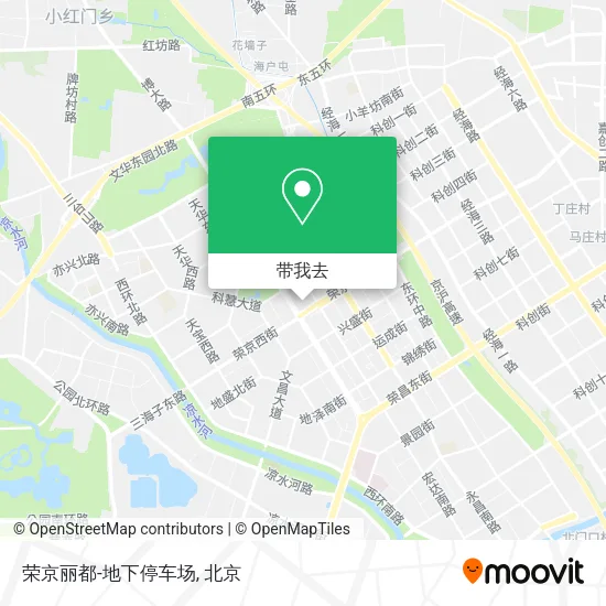 荣京丽都-地下停车场地图