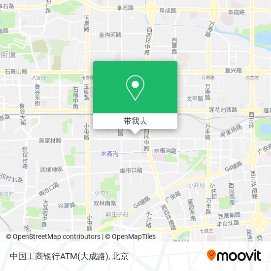 中国工商银行ATM(大成路)地图