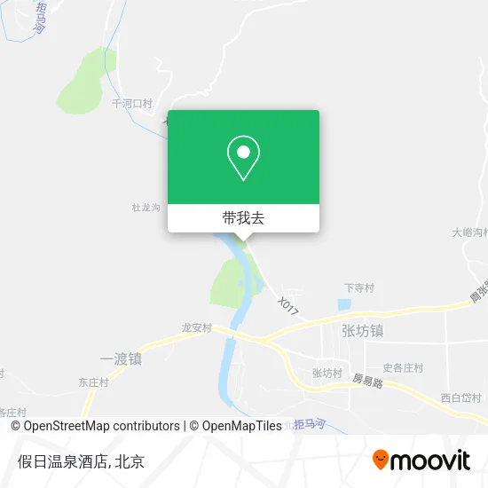 假日温泉酒店地图